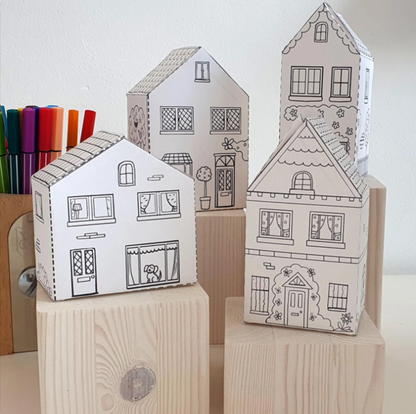 House Paper  Craft - ThePrintableCraft