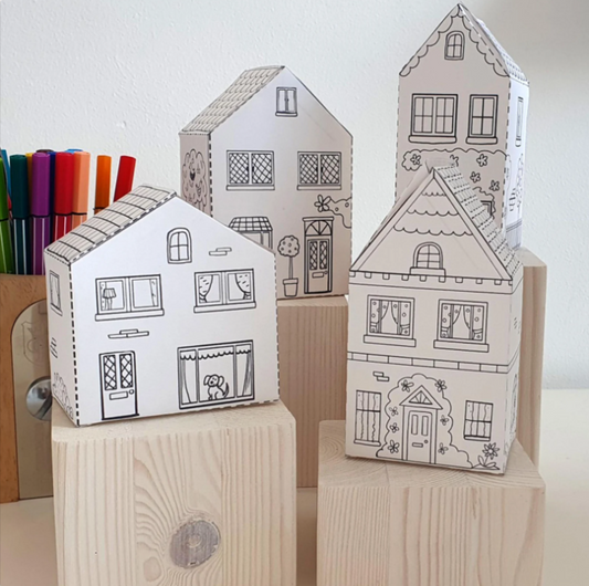 House Paper  Craft - ThePrintableCraft