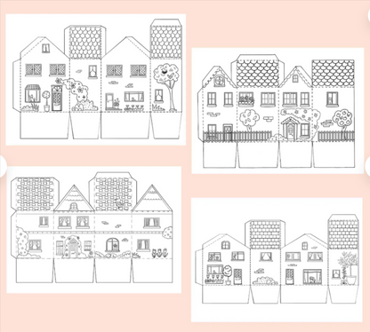 House Paper  Craft - ThePrintableCraft