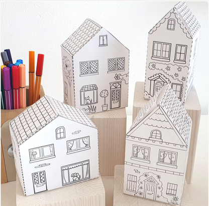House Paper  Craft - ThePrintableCraft