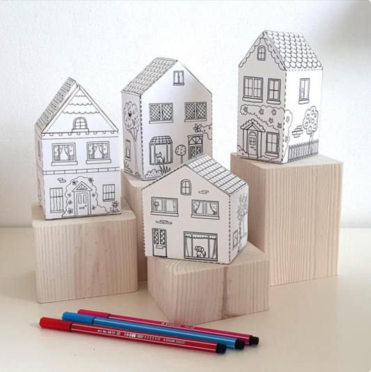 House Paper  Craft - ThePrintableCraft
